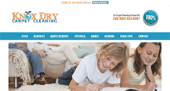 Desktop Screenshot of knoxdrycarpetcleaning.com